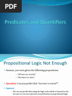 Predicates and Quantifiers