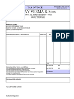 GST Invoice Format No. 30