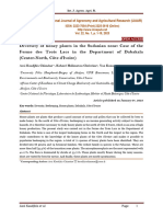 Diversity of Honey Plants in The Sudanian Zone: Case of The Ferme Des Trois Lacs in The Department of Dabakala (Center-North, Côte D'ivoire)