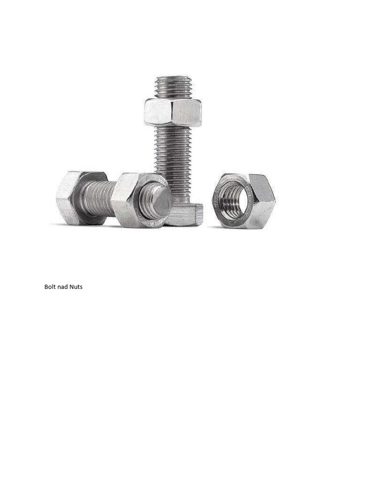 Bolt and Nuts PDF