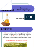 Biochimie - Saptamana 3 AMG