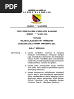 Download perda diniyah bandung by Eka Yudhi SN68716090 doc pdf