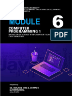 Module 6 - Java Operators