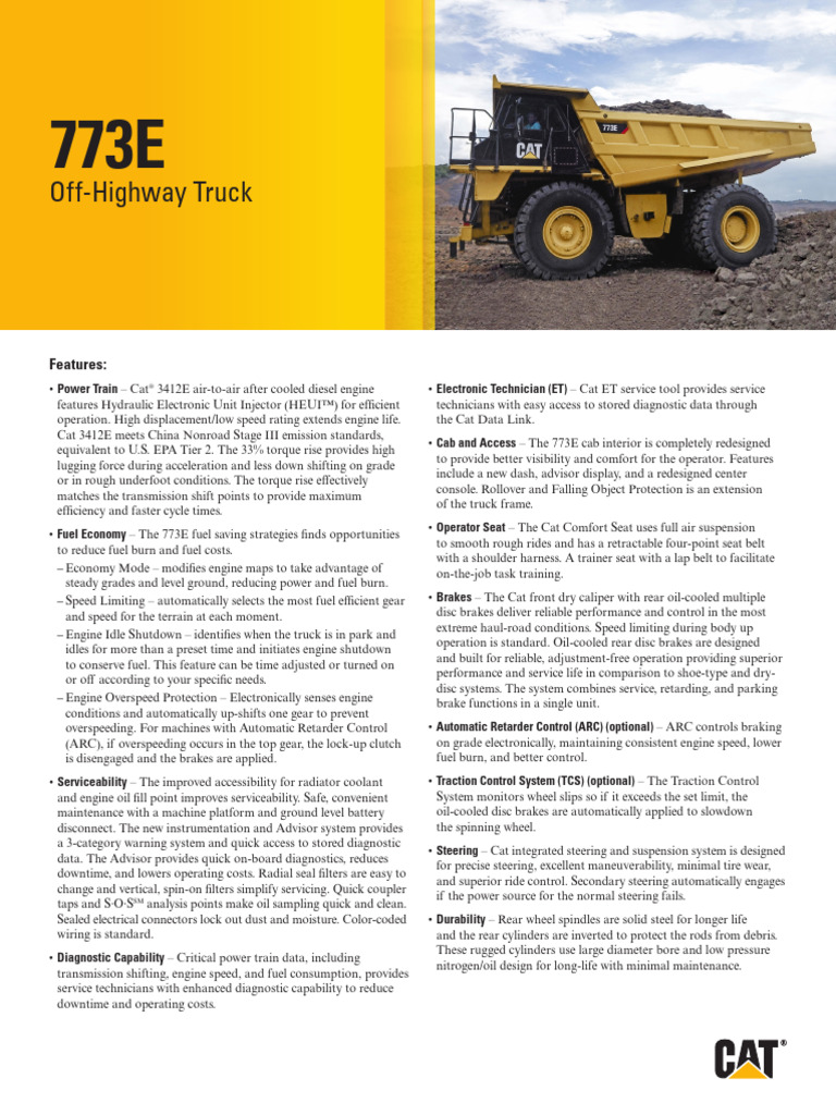 Caterpillar | PDF | Horsepower | Truck