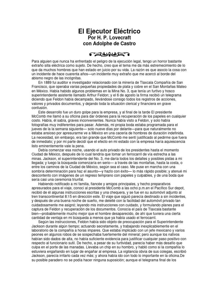 El Ejecutor Eléctrico: Búsqueda en México | PDF | México