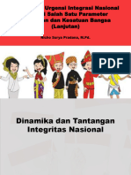 (Materi 6) Bagaimana Urgensi Integrasi Nasional Sebagai Salah Satu Parameter Persatuan Dan Kesatuan Bangsa (Lanjutan)