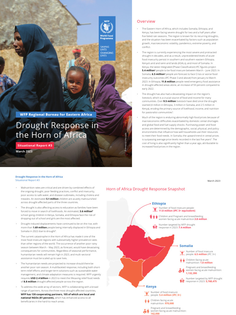 Horn of Africa Drought External SITREP #3 | PDF | Cost Of Living ...
