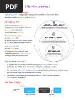 Machine Learning - Brief