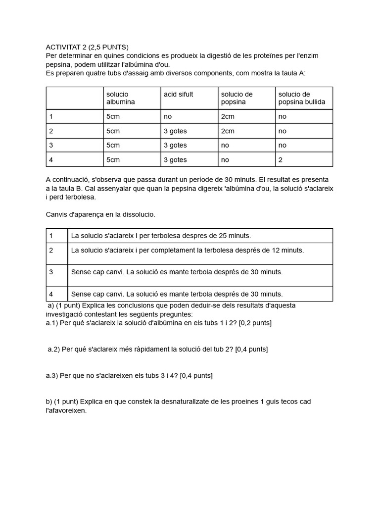 Activitat 2 (2,5 Punts) | PDF