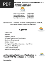 An Interactive Web-Based Application To Track COVID-19 Protocols in Real Time