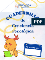 Cuadernillo Conciencia Fonológica - Actividades PDF - EDUCACION MAESTROS