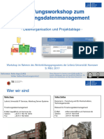 Schulungsunterlagen FDM VertiefungDatenorganisation Folien