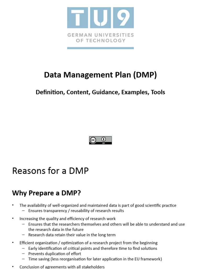 Data Management Plan en | PDF | Data | Information Retrieval