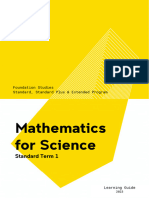 2023 Maths S Term 1 Learning Guide - Exercises