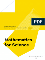 Terms in Mathematics MaS Rebranded