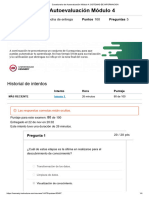 Cuestionario de Autoevaluación Módulo 4 - SISTEMAS DE INFORMACION