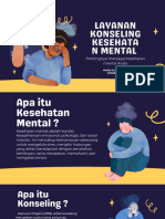 Navy Kuning Ilustratif Presentasi Mental Healt