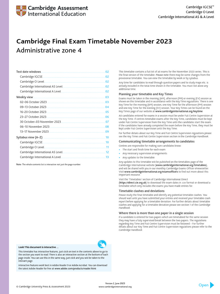 Igcse Date Sheet 2024