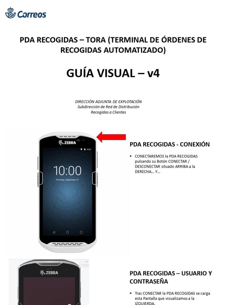 PDA TORA - GUIA VISUAL v4 (Ruteros) | PDF | Asistente personal digital ...