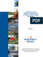 Waterres Quality Background NL Parameter Stability Study 2009 10