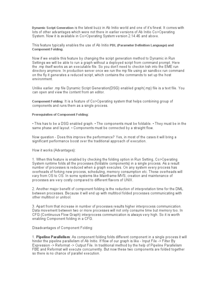 Latest Features in Ab Initio 2.14 PDF Command Line Interface