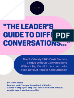 The Leader's Guide To Difficult Conversations