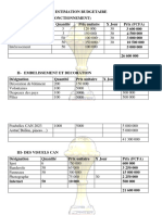 Estimation Budgetaire