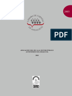 Aplicacion Del Sec95 Al Sector Publico Autonomico de Andalucia 2003