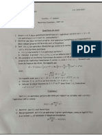 La Solution de L'examen Physique Quantique 2023 FSDM s5