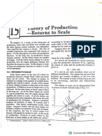 Theories of Production - Returns To Scale