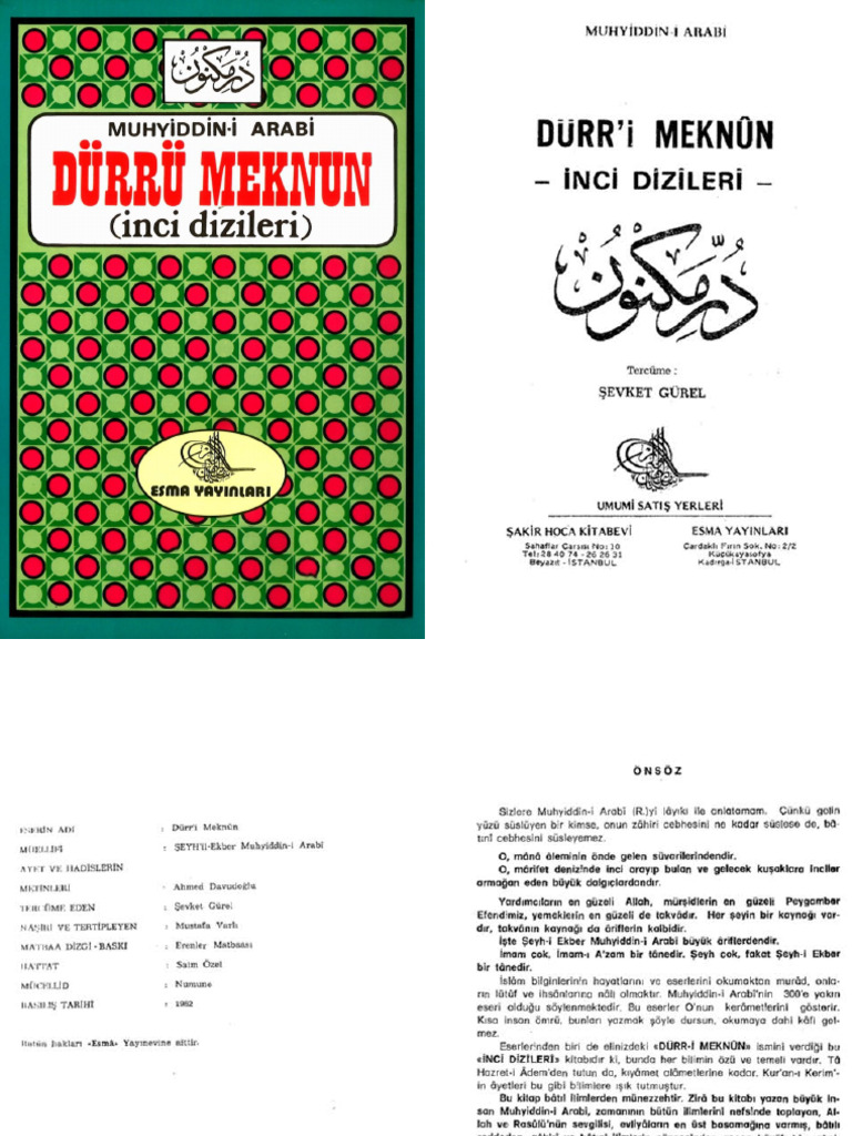 Dürr'i Meknûn PDF