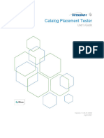 Catalog Placement Tester User's Guide