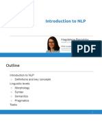 1 Intro To NLP