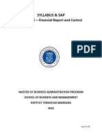Financial Report and Control