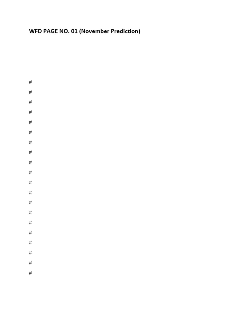 Wfd 1 To 15 Pdf Laboratories Science