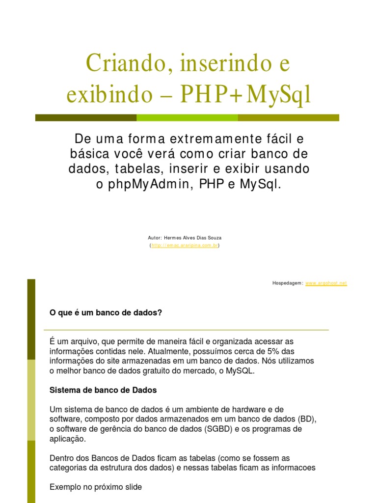 14pp - Example MySQL With PHP | PDF