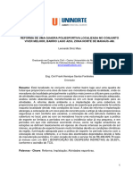 Reforma de Uma Quadra Poliesportiva Localizada No Conjuto Viver Melhor