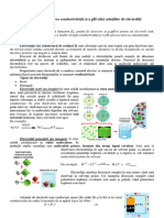 Determinarea Conductivităţii Şi A Ph-Ului Soluţiilor de Electroliţi