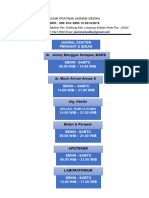 1.1.1 Jadwal Dokter