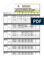 Time Table (31.10.23-06.11.23) Evening