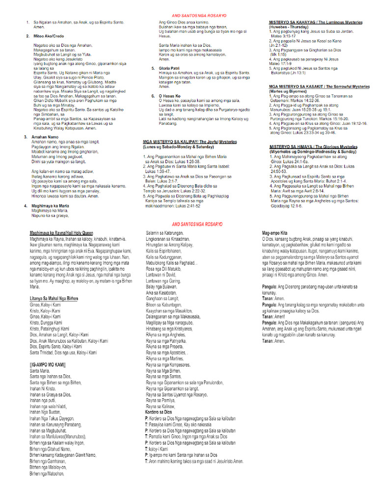 ROSARY | PDF