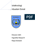 Bioteknologi Pembuatan Donat