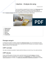 CRP Proteine C Reactive Analyse de Sang 14113 Nwopqu