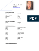 CV Sandra Nicol Liza Carhuajuka