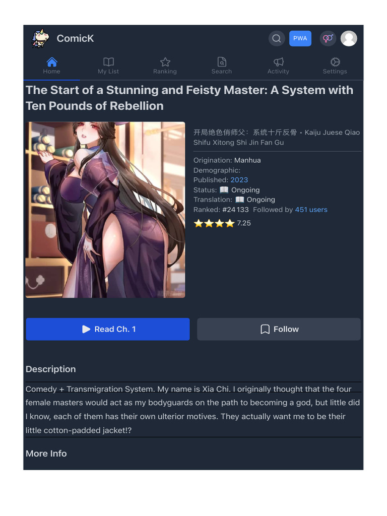 The Start of A Stunning and Feisty Master - A System With Ten Pounds of