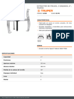 Extractor de Poleas, 3 Quijadas, 6", Truper: Características