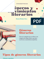 Géneros y Movimientos Literarios-Marisa Méndez