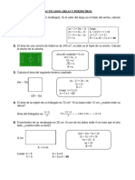 PRACTICAMOS ÁREAS Y PERÍMETROS D 4 Primaria