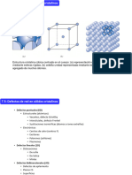 T5 Defectos de Red en Solidos Cristalinos