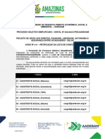 AVISO No 011 RETIFICACAO LISTA DE CONVOCADOS